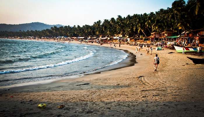 beachside view at Palolem Beach