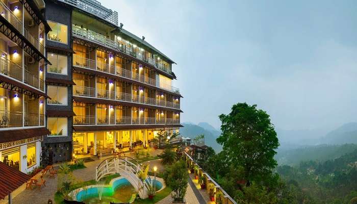 The Panoramic Getaway is a one of its kind among the best honeymoon resorts in Munnar.