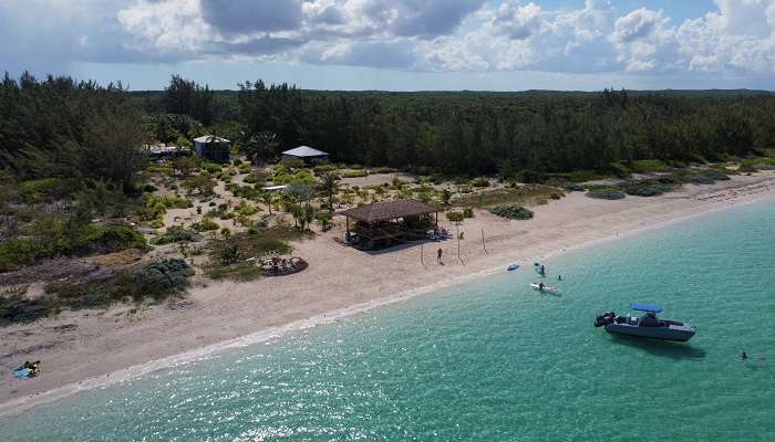 Andros Island in Bahamas in January