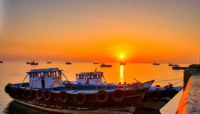 Sunset at Beyt Dwarka