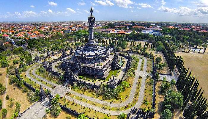 Bajra Sandhi Monument Bali in March