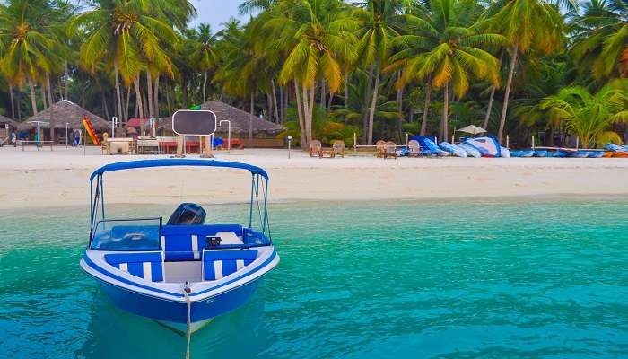 A mesmerising view of beach at Bangaram Island