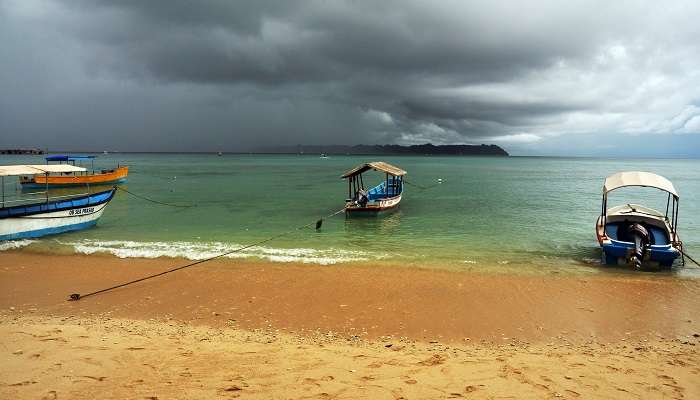A super pretty, clean, and safe beach, Bharatpur Beach is one of the best places to visit in Andaman in July.