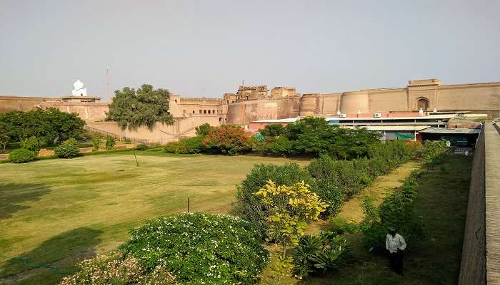 A Spectacular view of Qila Mubarak Gurudwara in Bhatinda