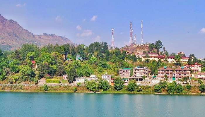 A pristine view of Bhimtal Lake- one of the best places to visit in Nainital