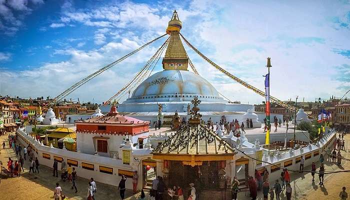 Magnificent view of Boudhanath temple among the temples to visit once in your lifetime