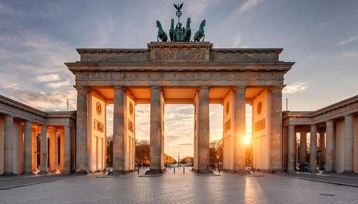 Brandenburg Gate In Berlin