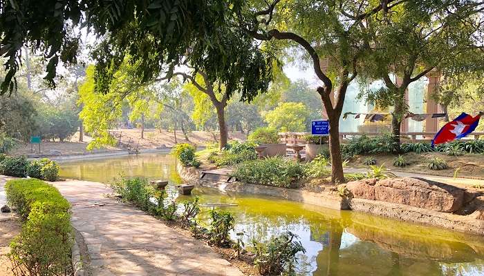 Buddha Garden- romantic places in Delhi