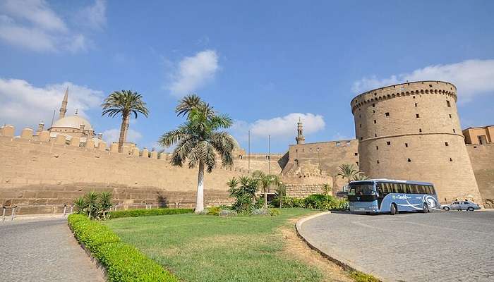 Cairo Citadelf Saladin is an Islamic-era fortification in Cairo, Egypt,A medieval place that shows the beauty of Egyptian architecture