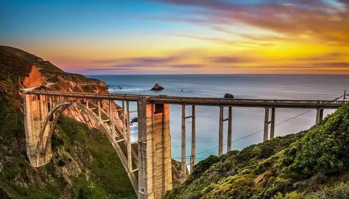 California is the best place for honeymoon in October