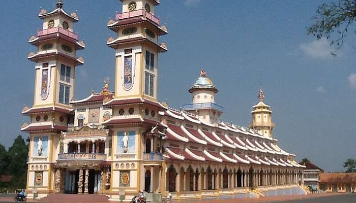 Cao Dai Temple is one of the best temples to visit once in your lifetime