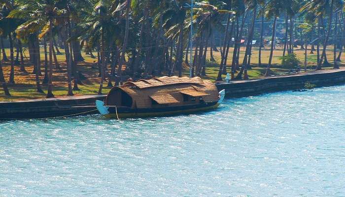 The scenic vista of Chapora River, one of the best offbeat things to do in Goa.