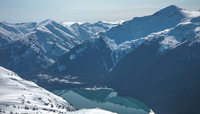 A delightful view of Cheakamus Lake in Canada