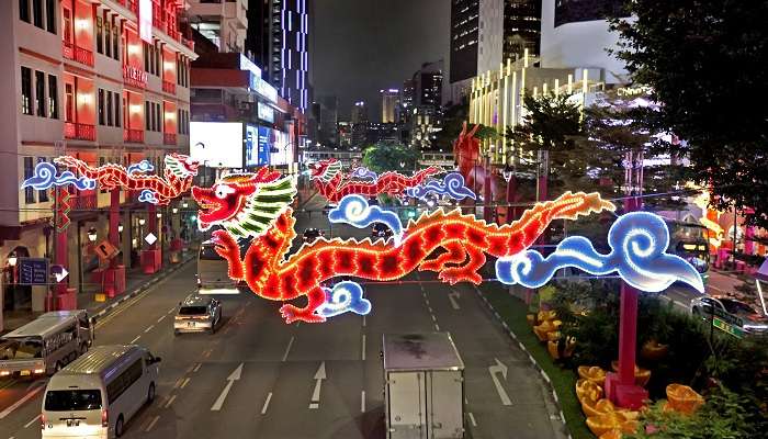 Visit Chinatown is one of the best places to visit in Singapore during Chinese New Year