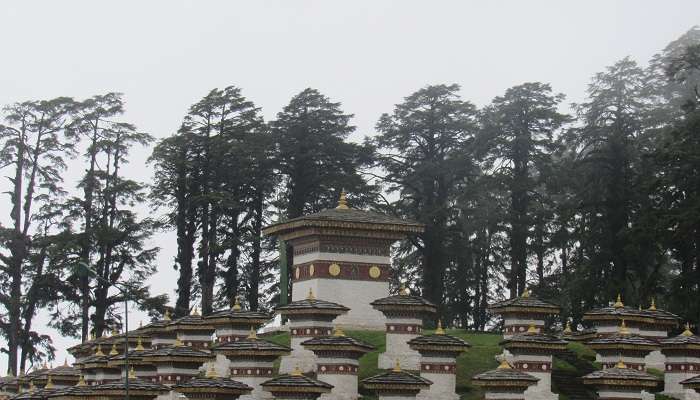 A stunning view of Dochula Pass