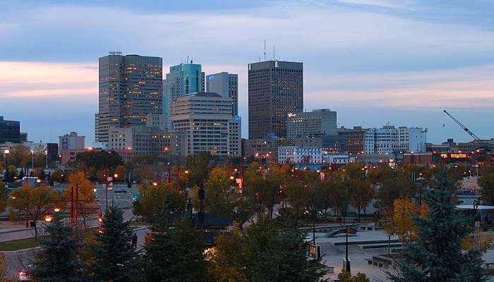 Winnipeg - Canada in January