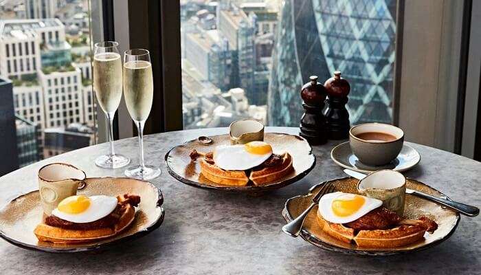 Duck and waffle heron tower