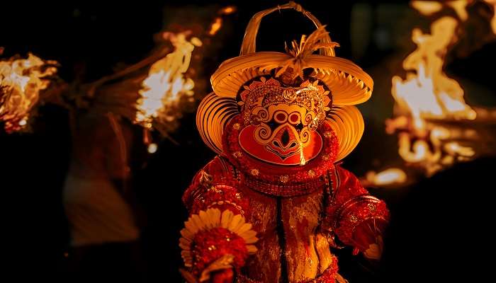 Enjoy Theyyam festival.
