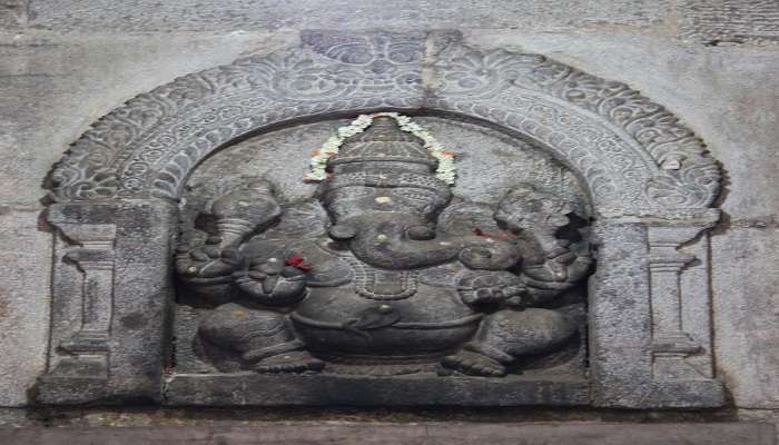 Ganesha_relief_sculpture- shopping in Mysore