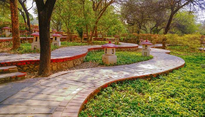 Garden of five senses is the most romantic places in Delhi