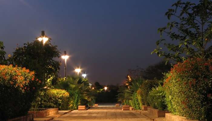 The Garden of Five Senses is a park in Delhi, one of the most fun places in Delhi