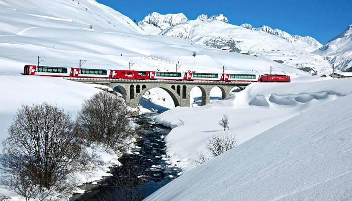 Glacier Express in Switzerland