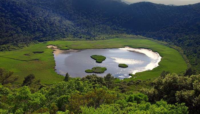 A glorious view of Green lake, one of the best places to visit in Sikkim