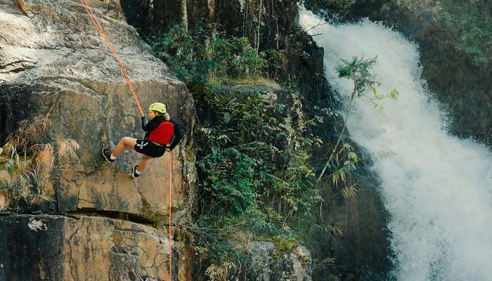 Gubavica Waterfall Rappelling