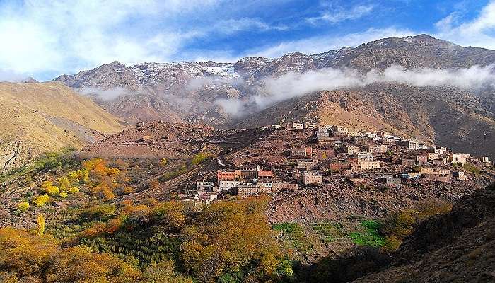 Witness the view from the highest mountain range, one of the best places to visit in Morocco