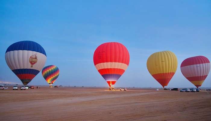 Enjoy the Hot air Balloon ride 