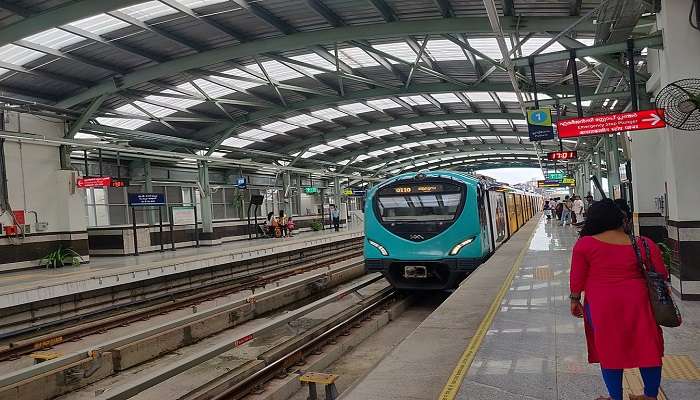 View of Kochi Metro Rail