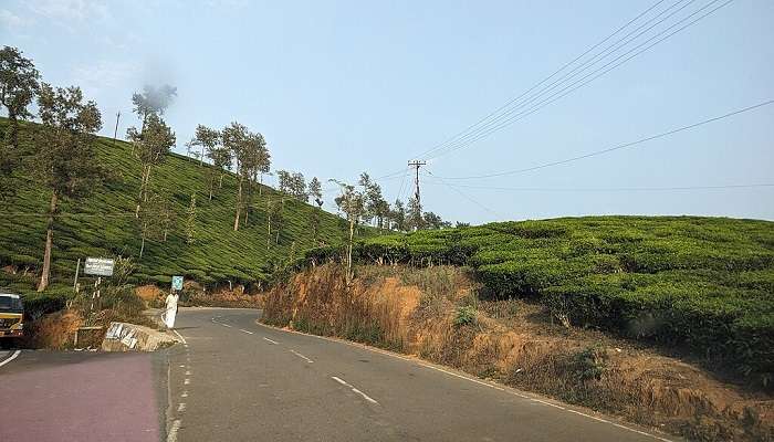 Stunning road view of the beautiful Wayanad