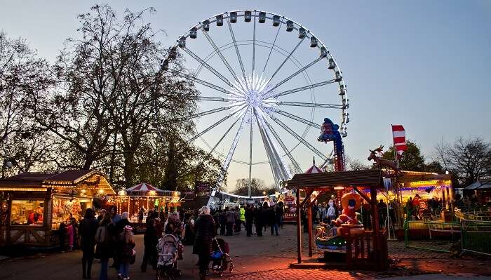 Hyde Park, christmas in london