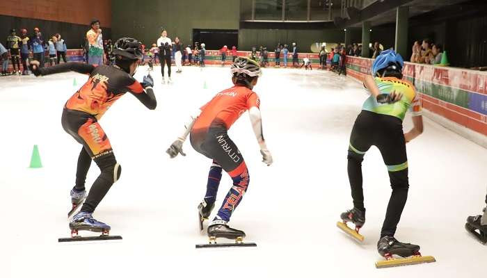 Ice Skating At ISKATE, among things to do in Delhi