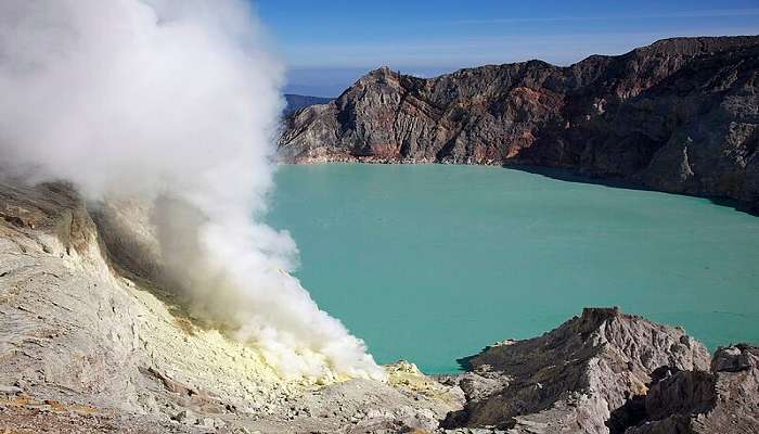 embark to Ijen in East Java.