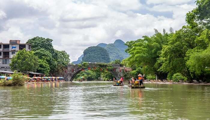 Bamboo rafting, forest bathing, riverside picnics, and light trekking. 
