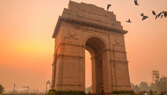 India Gate is The most romantic place in Delhi 