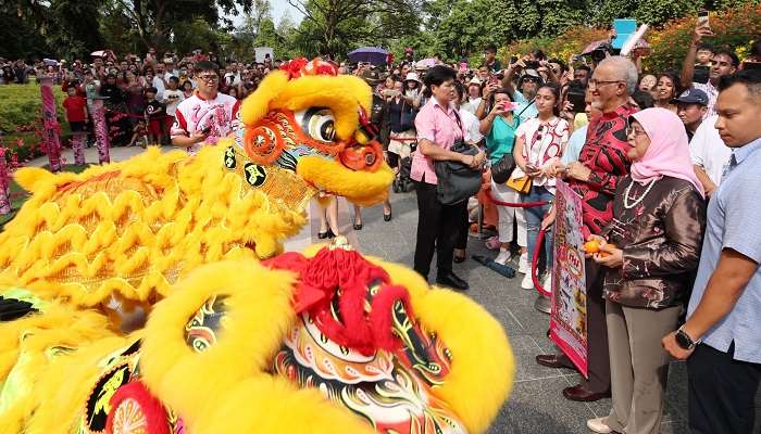 Visit the open house in Singapore on Chinese New Year