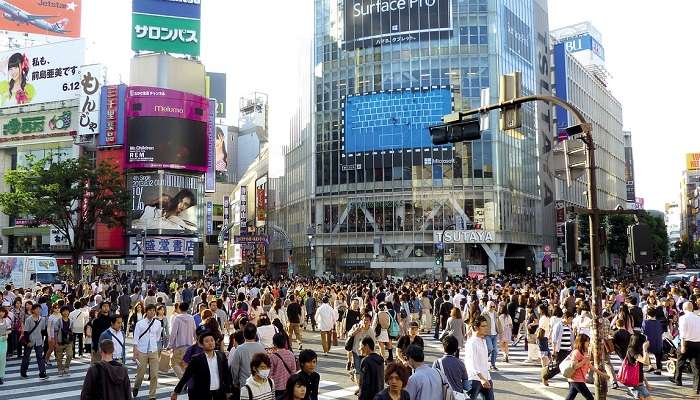 A stunning view of Shibuya