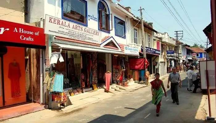 Visit Jew Street, one of the best things to do in Kerala