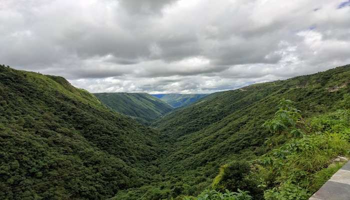 An enchanting view of Ka Khoh Ramhah in Cherrapunji