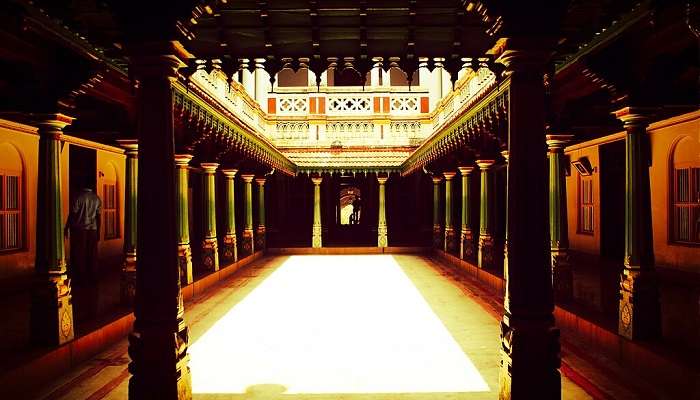 Interior of Athangudi Palace, Karaikudi