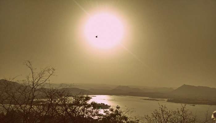 View from karni mata temple, things to do in udaipur