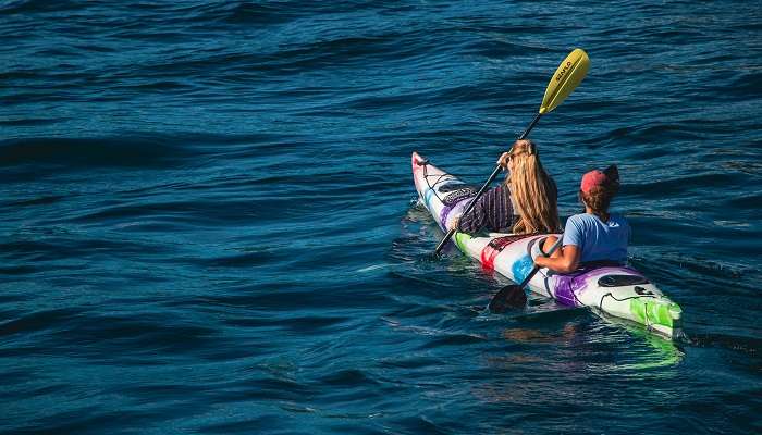 Kayaking in Pondicherry is among the best things to do in Pondicherry