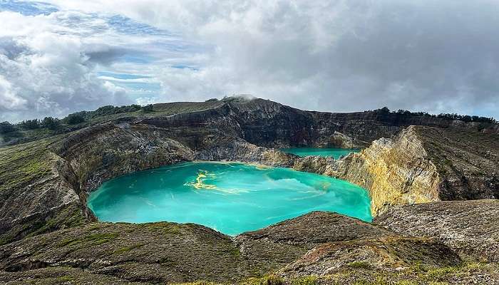 Kelimutu lake must be on top of your list.