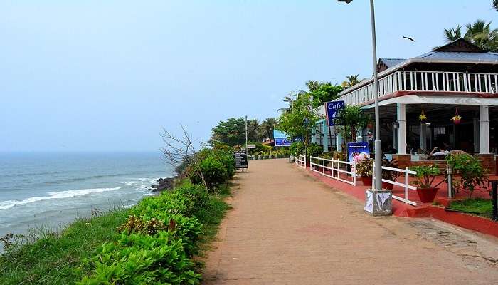 Promenade built in Varkala