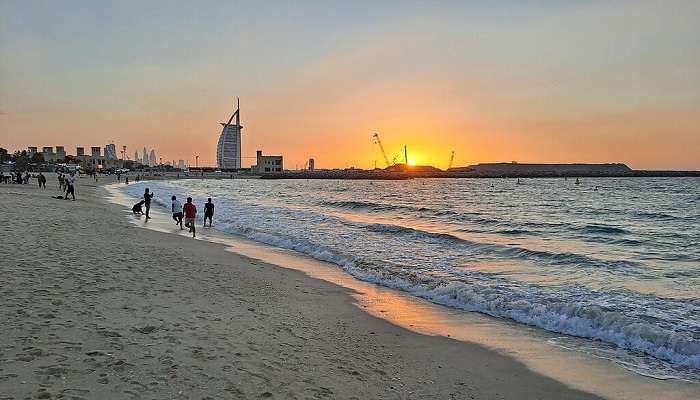 Kite Beach among the  Places To Visit In Dubai With Family