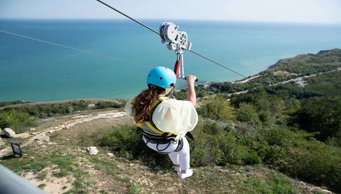 one of the best zipline in India.
