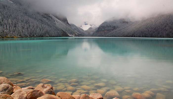 An enchanting view of Lake Louise