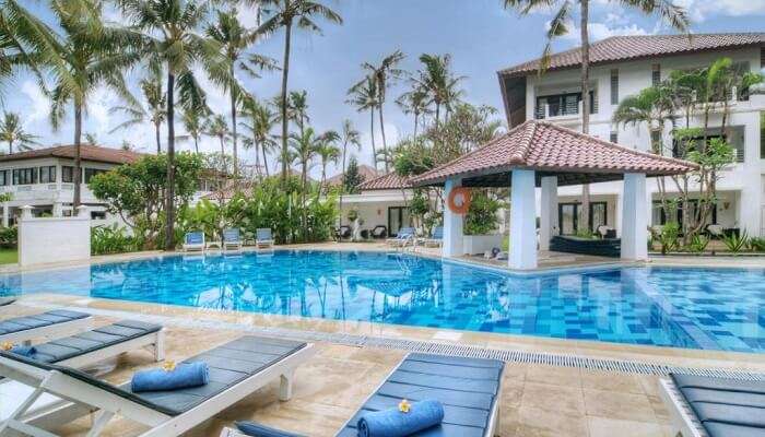 A view of Legong Keraton Beach Hotel Kuta